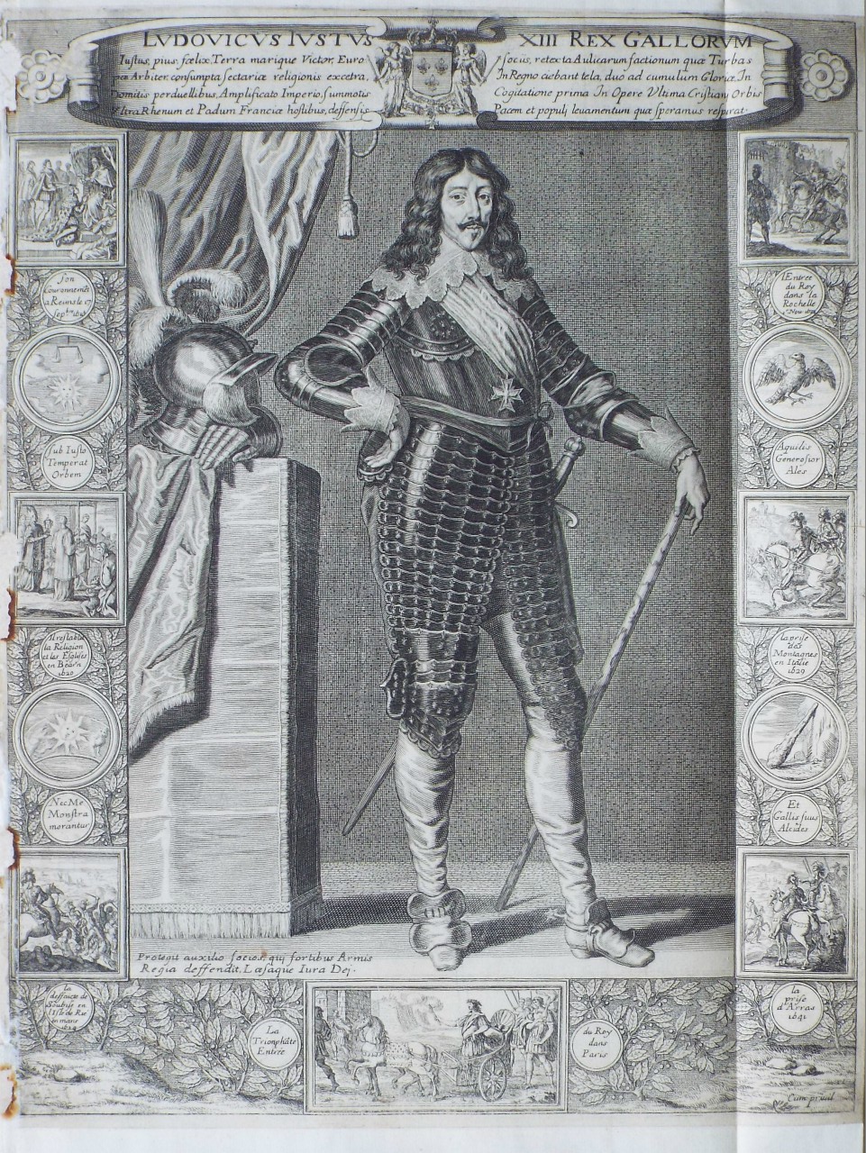 Print - Ludovicus XIII Rex Gallorum